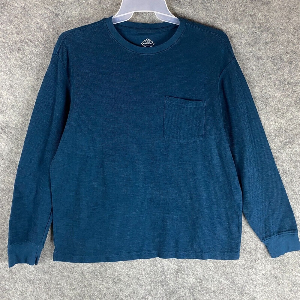 St. John's Bay Sweater XL Men's‎ Pullover Blue Cotton Blend Adults